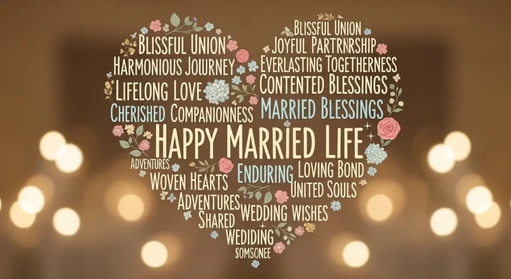 Other Ways to Say Happy Married Life