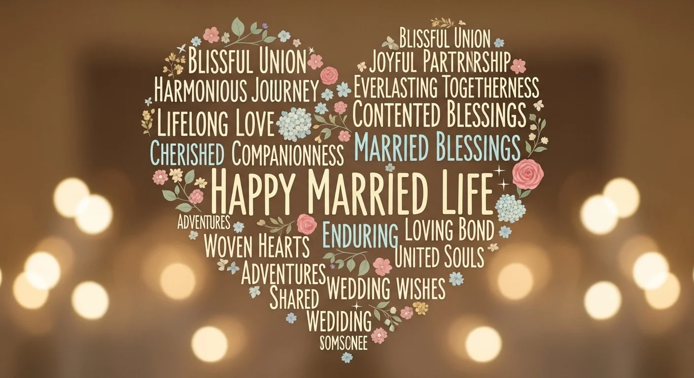 375+Heartfelt & Beautiful Other Ways to Say Happy Married Life