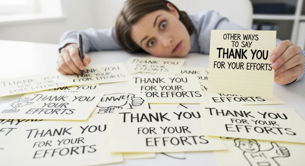 Other Ways to Say Thank You for Your Efforts