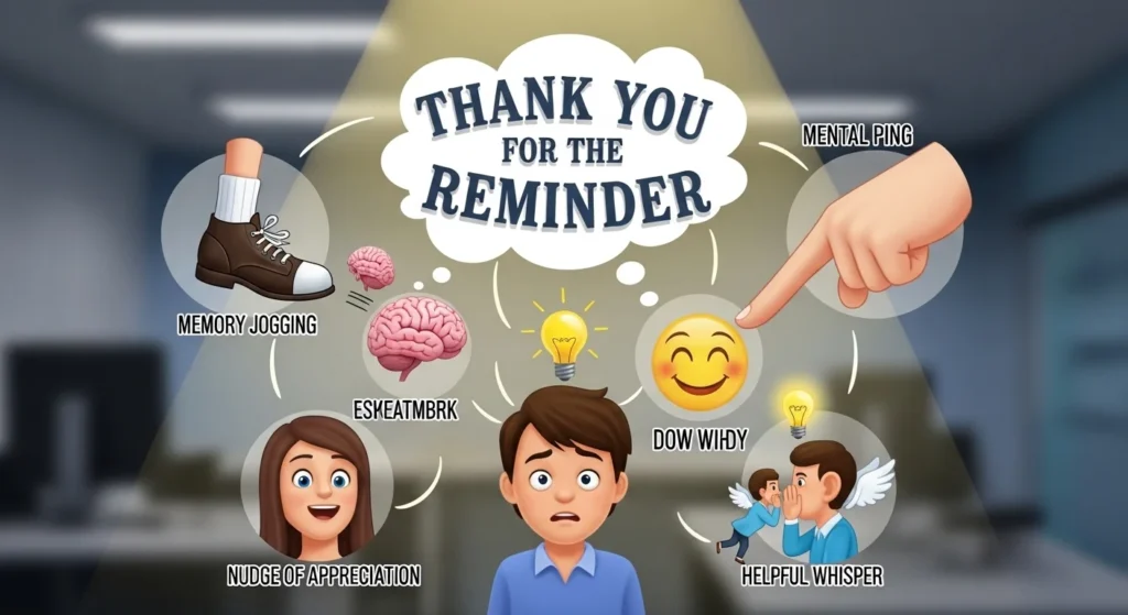 Other Ways to Say Thanks for the Reminder