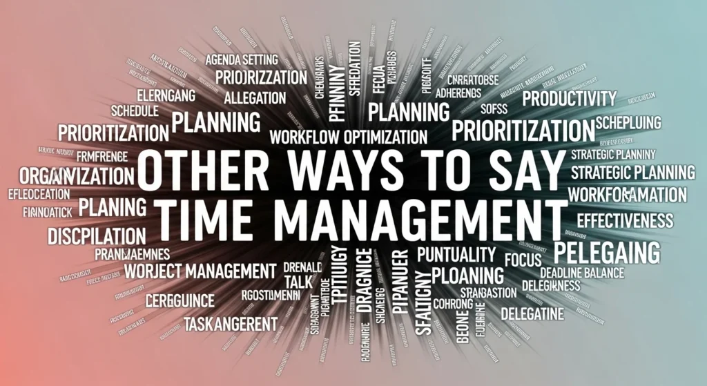 Other Ways to Say Time Management Good