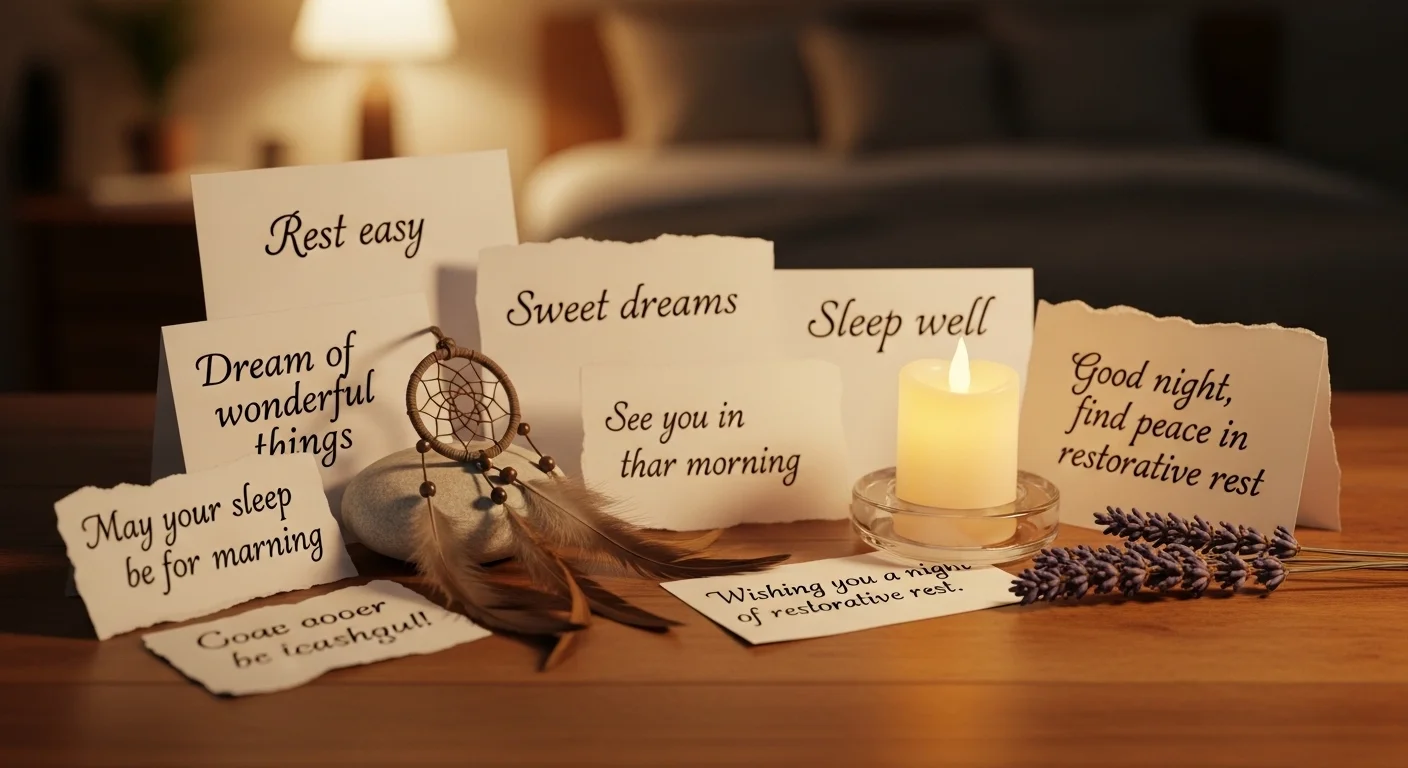 comforting alternatives to say sleep well