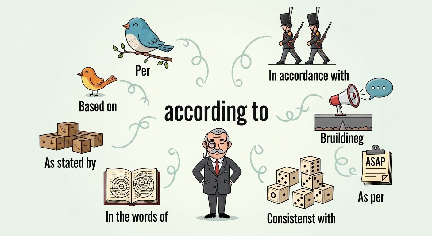 What Does “According To” Mean