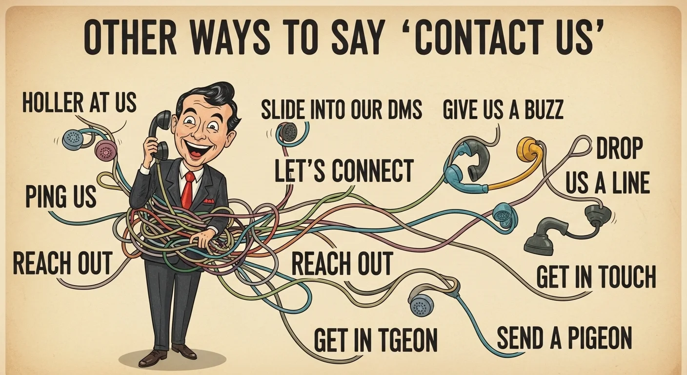 Other Ways to Say Contact Us Powerful 