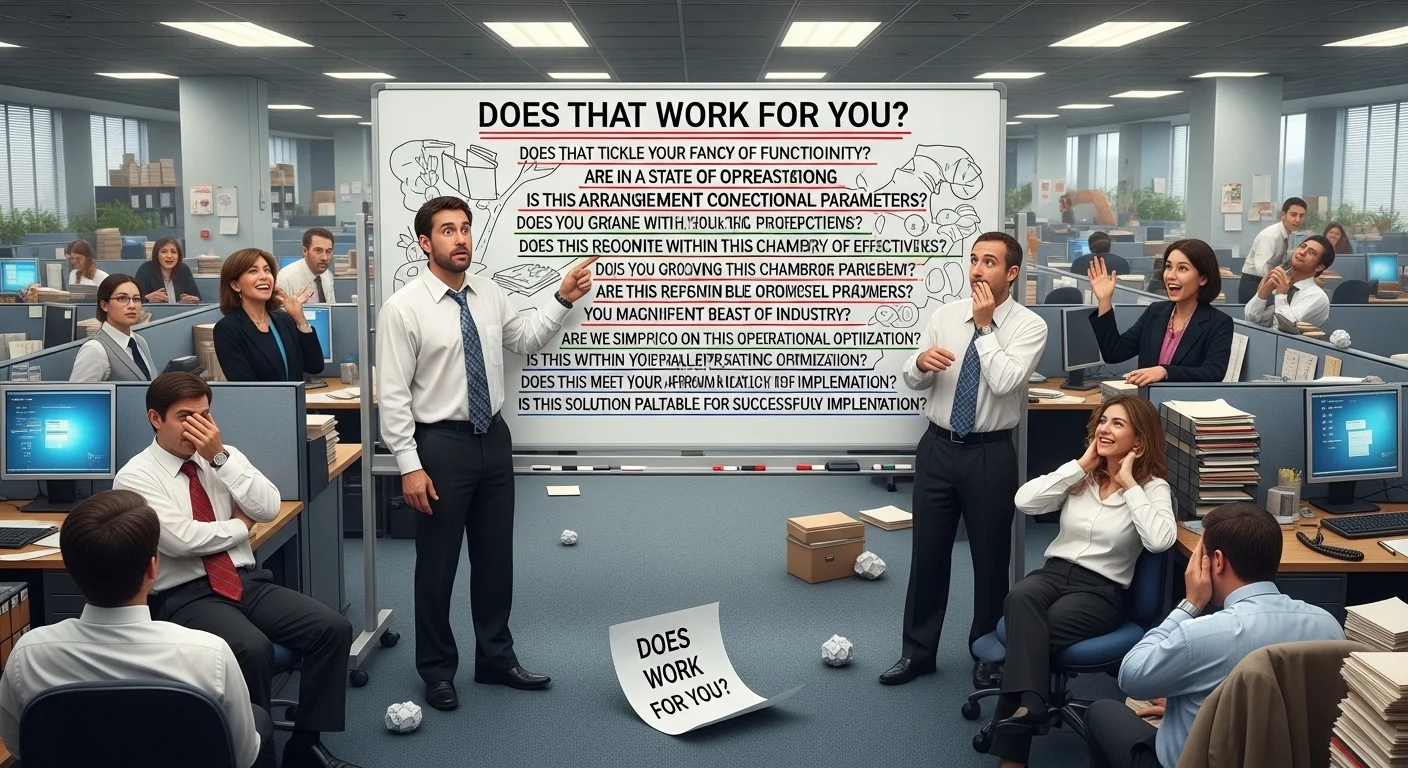 What Does “Does That Work for You” Mean