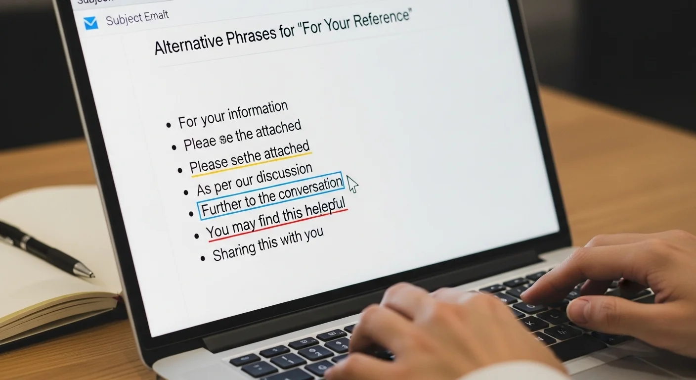 What Does “For Your Reference” Mean