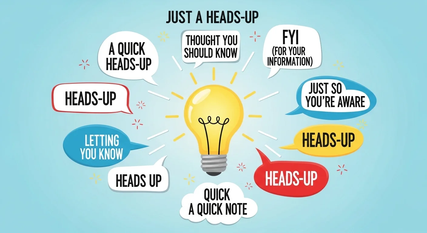 What Does “Just a Heads Up” Mean