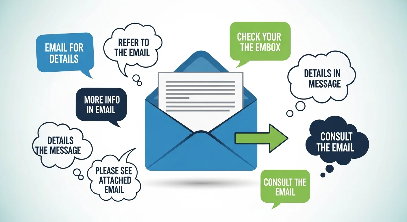 What Does “Please See the Email” Mean