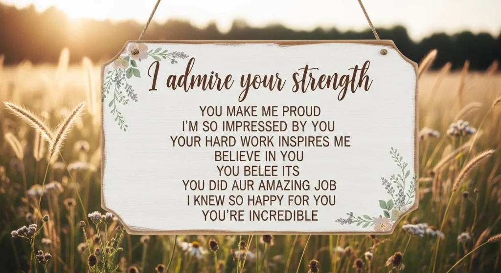 Other Ways to Say I Am Proud of You