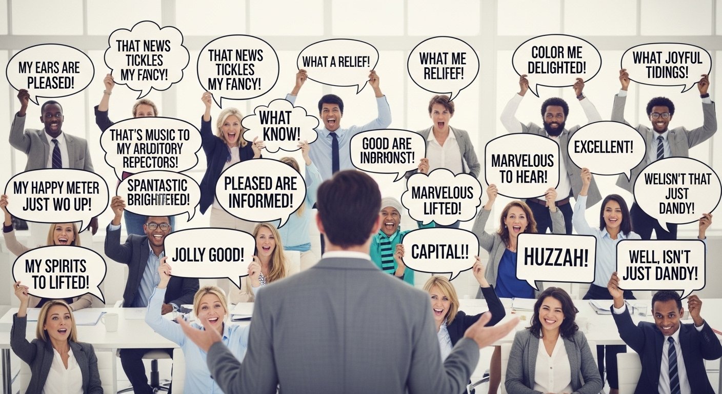 320+Other Ways to Say I’m Glad to Hear That Powerful Alternatives