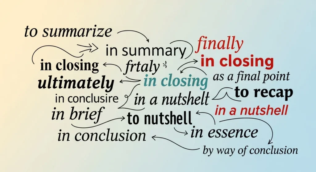 Other Ways to Say “In Conclusion”