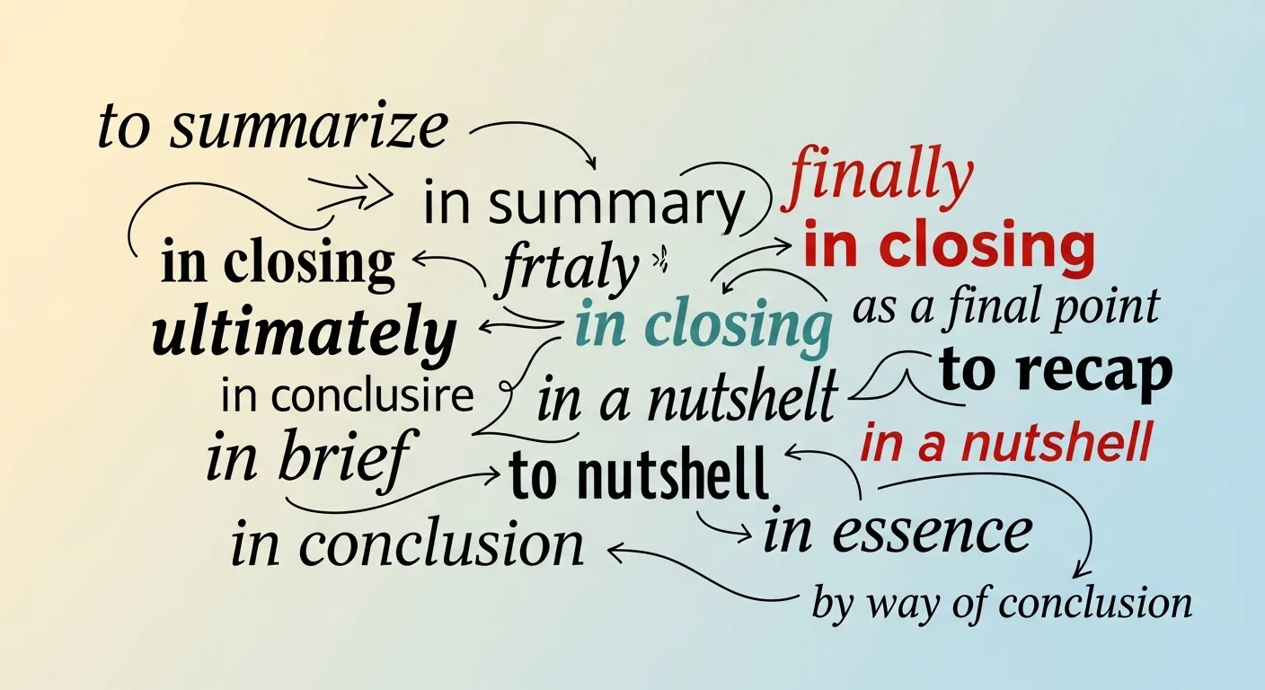 309+Other Ways to Say In Conclusion Powerful Alternatives