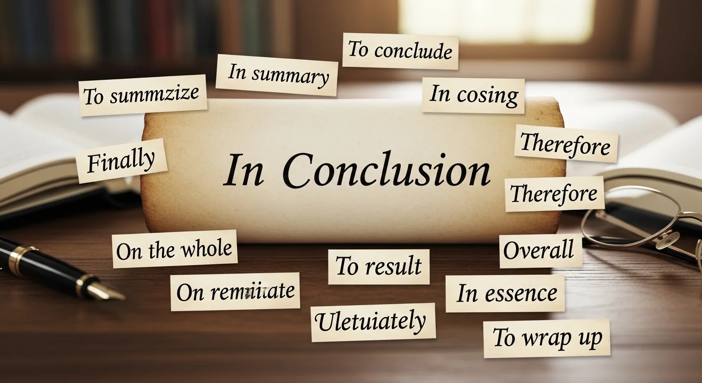 Other Ways to Say In Conclusion
