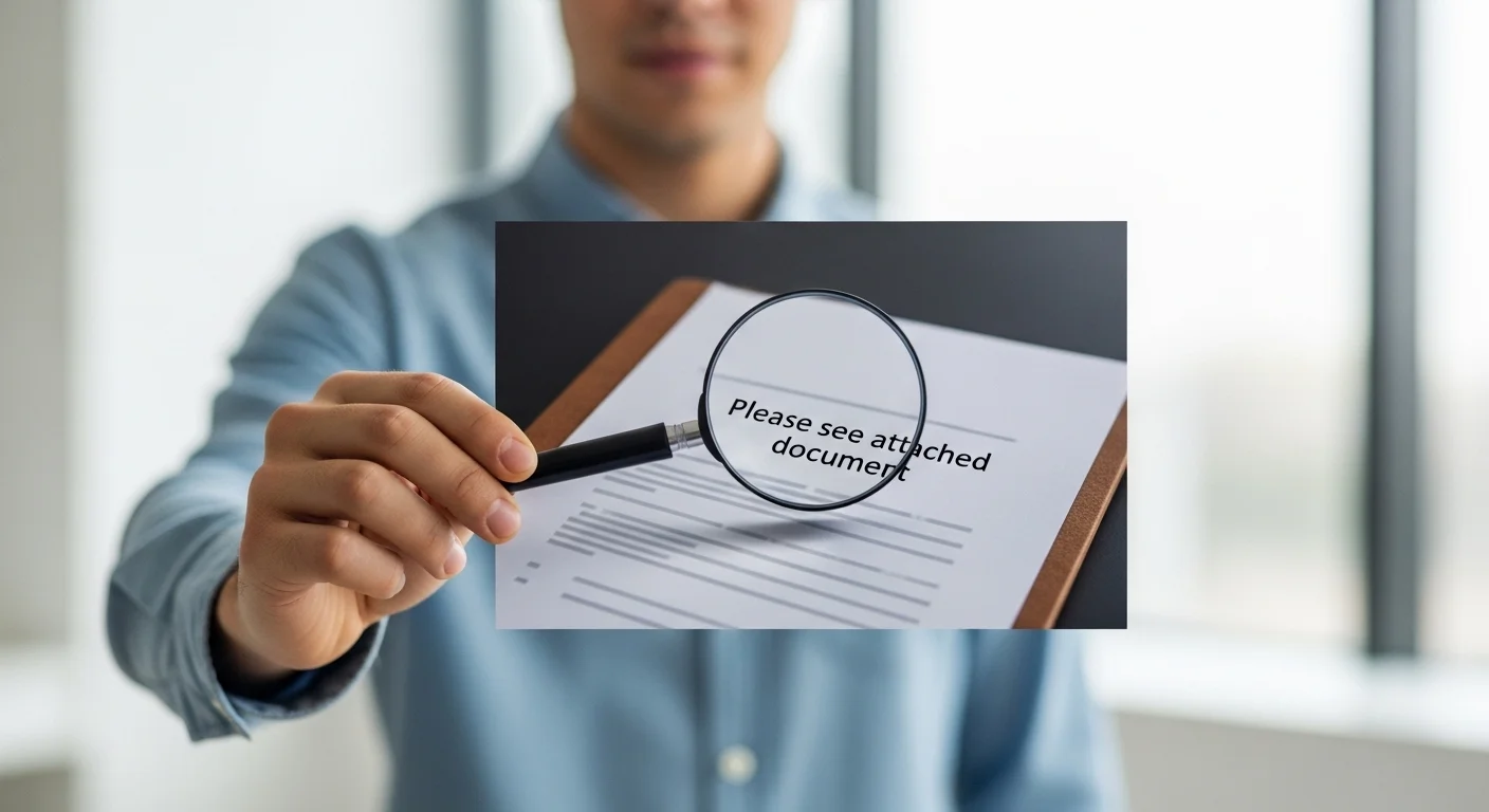 Why You Should Avoid Repeating “Please See Attached”