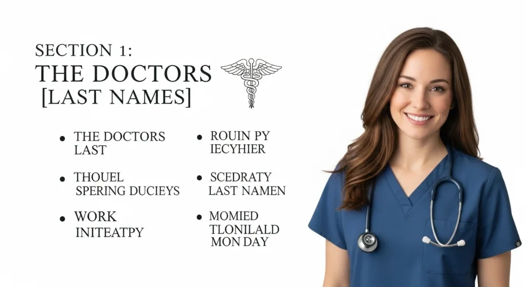 Other Ways to Say How to Address Multiple Doctors