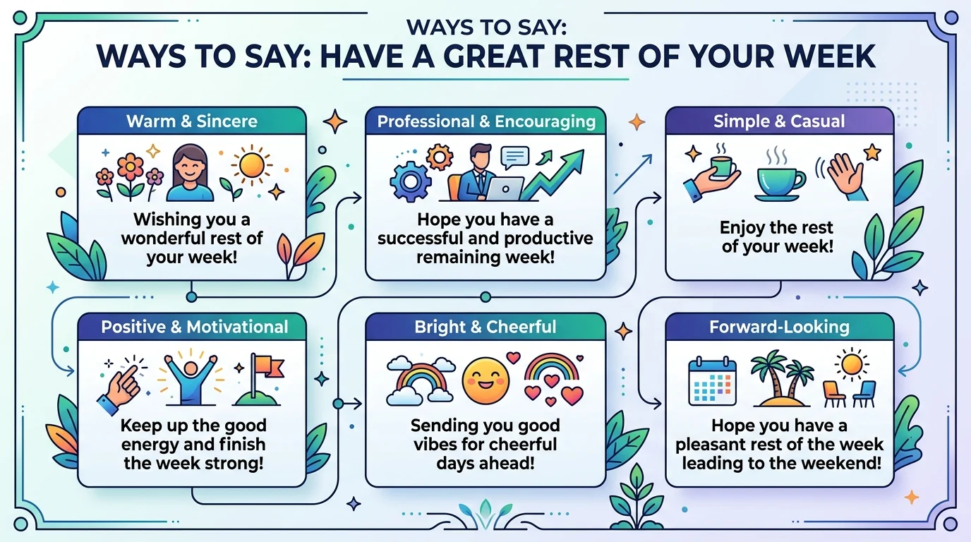  Other Ways to Say Have a Great Rest of Your Week