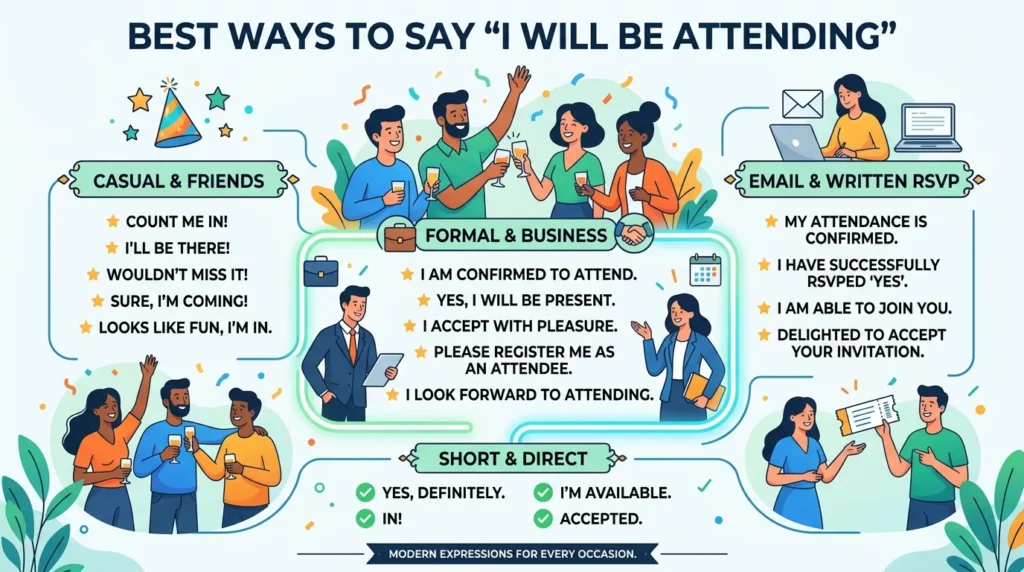 I Confirm My Attendance