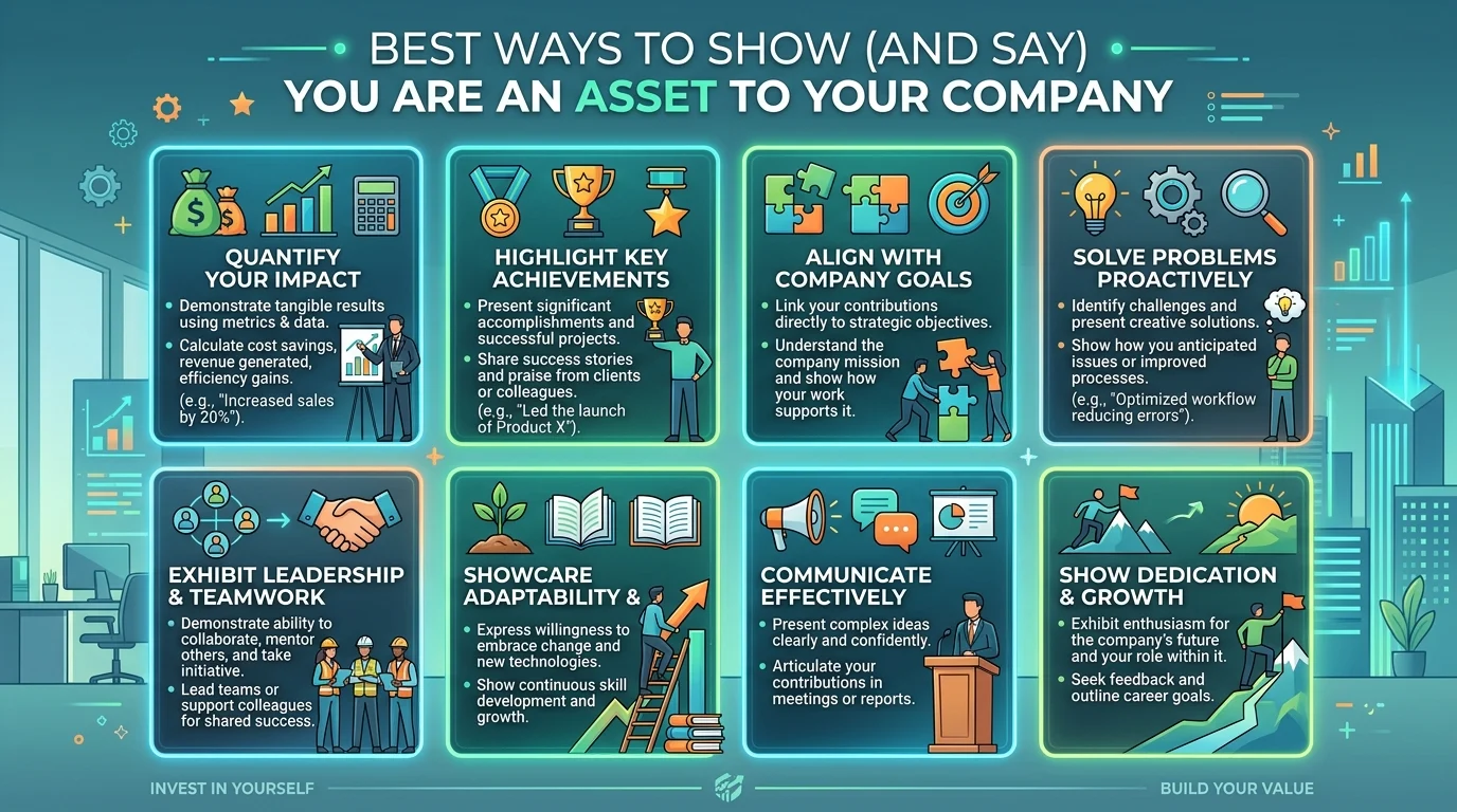 35+ Best Ways to Say Asset to Your Company Professional Resume & Workplace Alternatives