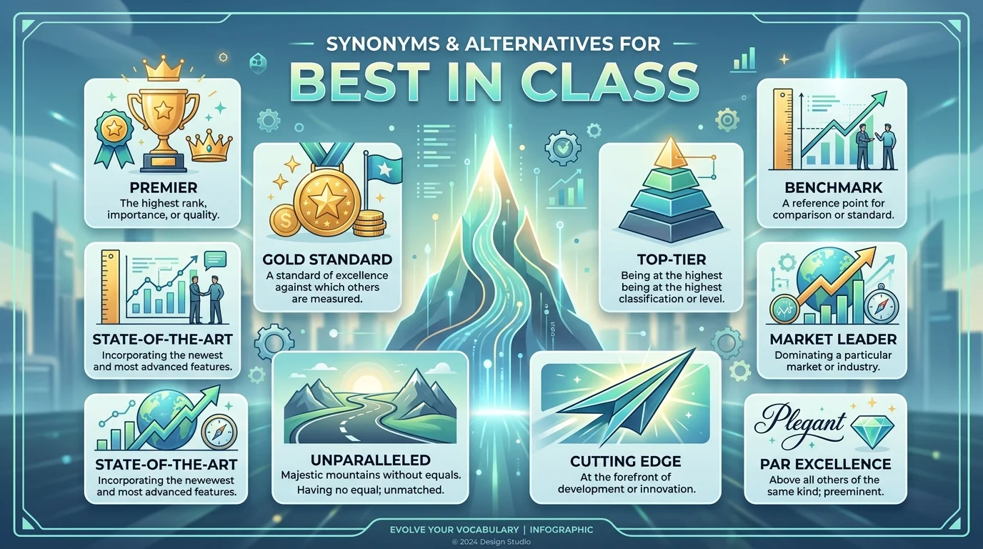 35+ Other Ways to Say Best in Class Professional & Powerful Alternatives