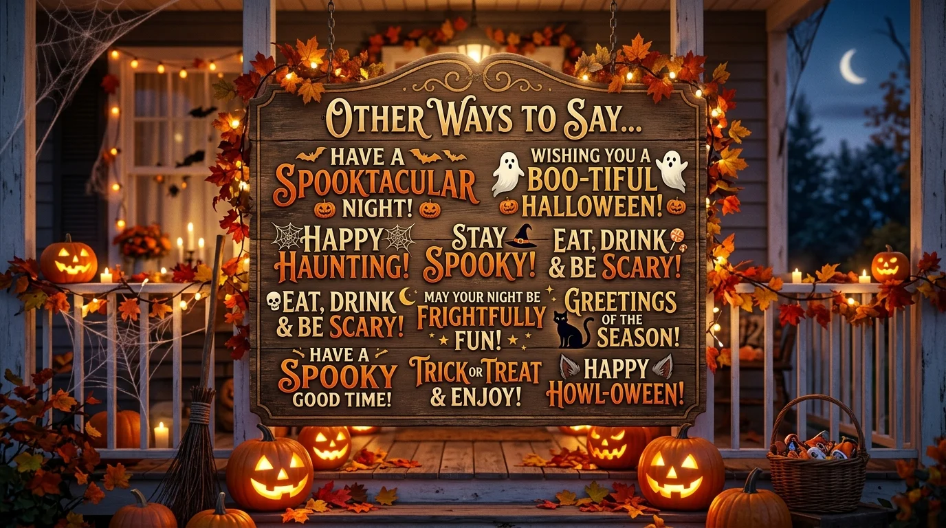 35+ Other Ways to Say Happy Halloween Spooky, Fun & Creative Alternatives