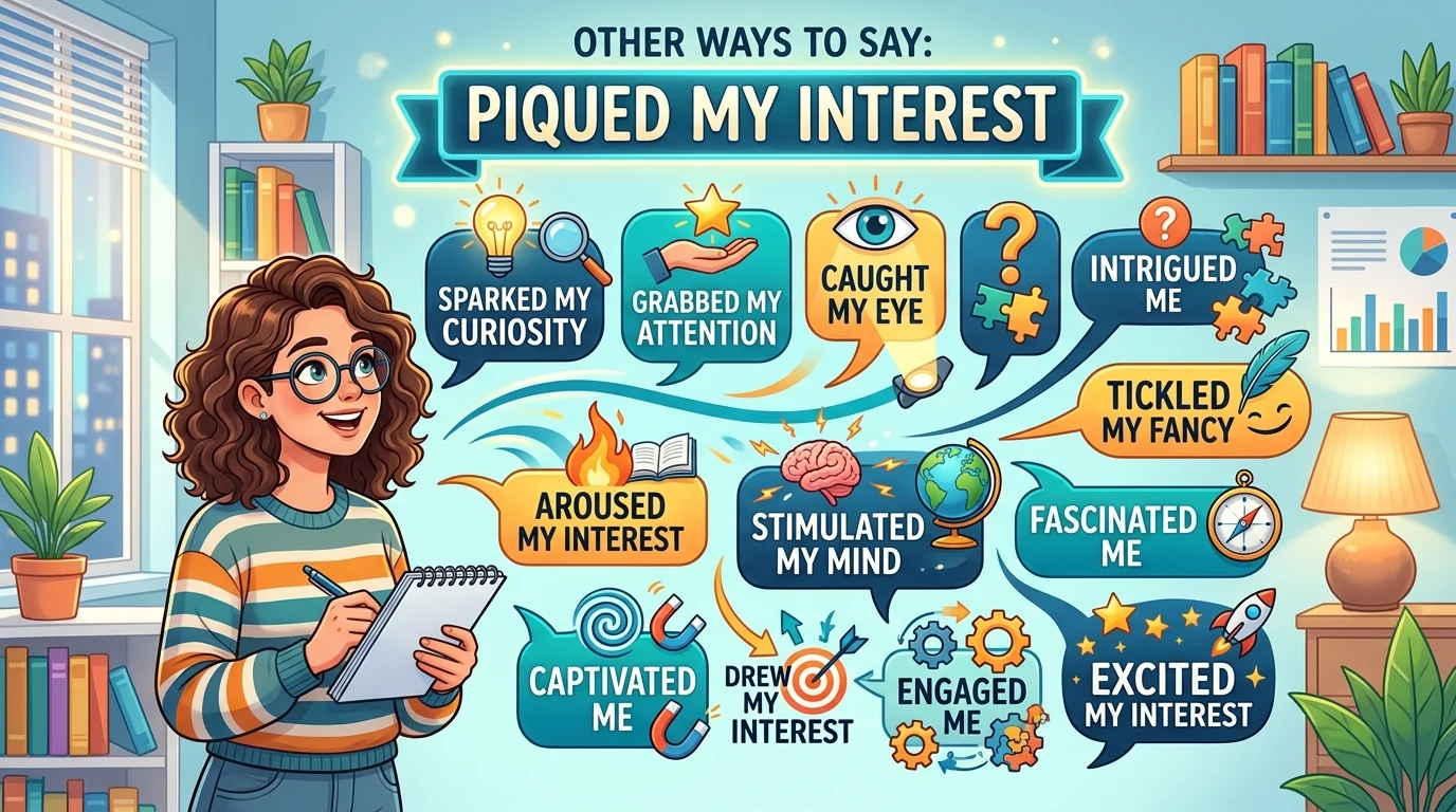 35+ Other Ways to Say Piqued My Interest Professional, Creative & Natural Alternatives